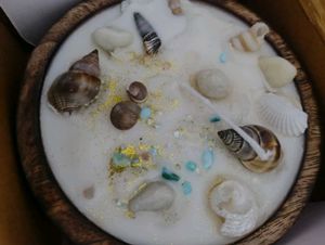 Ocean Breeze Seashell Candle