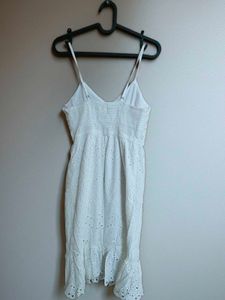White Eyelet Summer Dress