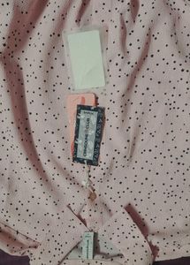 Cute Pink Star Print Top