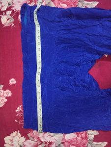 Royal Blue Embroidered Kurta