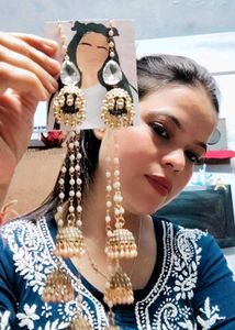 Handmade Kashmiri Jhumka Earrings