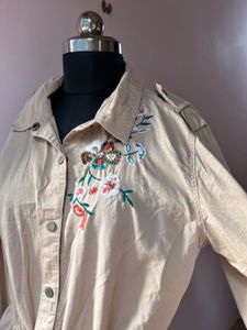 Floral Embroidered Jacket