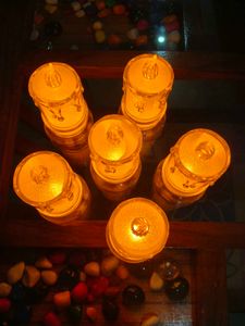 Set of 6 LED Flameless Candles light