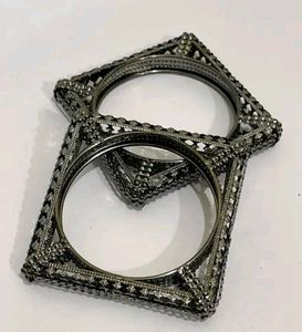 Exquisite Square Metal Bangles
