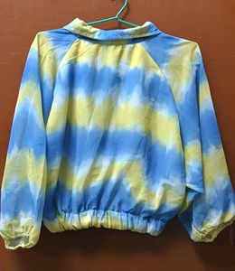 Stylish Tie-Dye Button-Up Shirt