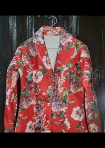 Floral Print Blazer