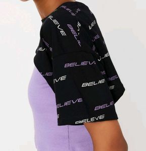 MAX Lavender Ribbed Crop Top