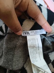 Zara Zebra Mini Skirt