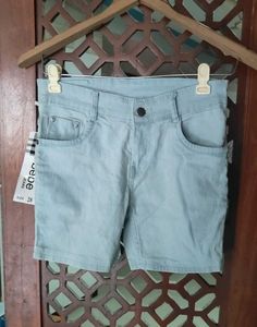 Light Wash Denim Shorts