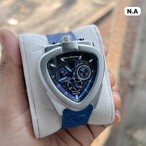 Lamborghini luxury chronograph watch with unique s