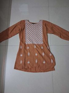 Embroidered Cotton Kurta