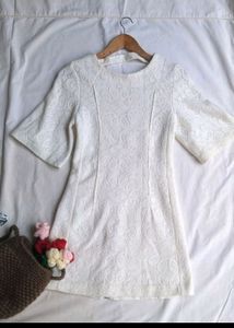 Perfect Date Night White Mini Dress