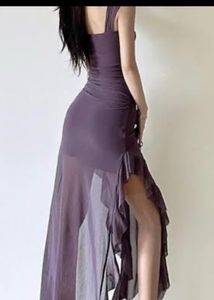 Elegant Ruched Maxi Dress