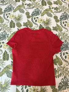 Tommy Jeans Red T-Shirt check details