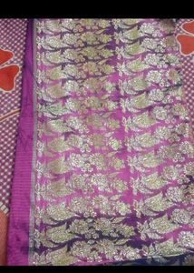 Banarsi Silk100%  Pure Zari Worked Saree