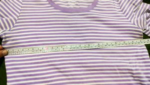 3/4th Sleeve Striped Tshirt, Size S, Brand Jockey, Soft and Comfortable Fabric