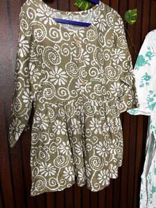 Beautiful Printed Cotton Kurtas (Set of 2)