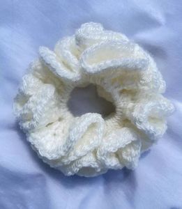 Handmade Crochet Scrunchies  ( one piece )