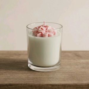 Decorative Flower Scented Candle