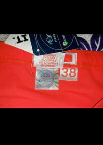 Mens Swimming Trunks - Red and White