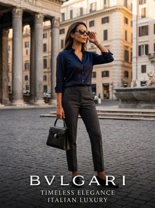 Bvlgari Black Cat-Eye Sunglasses