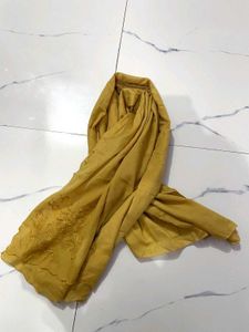 Embellished Yellow Dupatta
