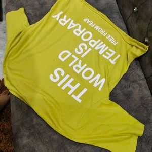 Lime Green Graphic T-Shirt