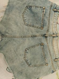 Ginger Embellished Ripped Shorts