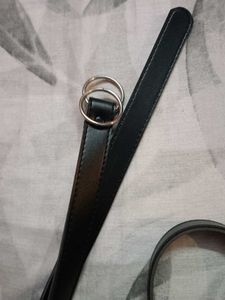 Stylish Black Leather Belt❣️