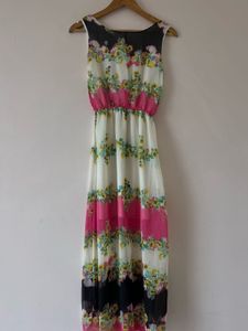 Floral Print Maxi Dress