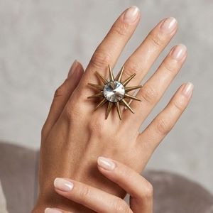 Trendy Sunburst Spike Ring ✨l Last pc