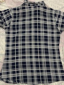 Formal Checked Blue Shirt