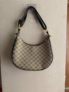 Savana Chic Monogram Shoulder Bag