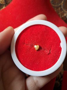 Tiny Gold Heart Nose Pin