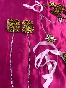 Leopard Print Lingerie Set Free Size
