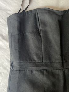 Black Strapless Top