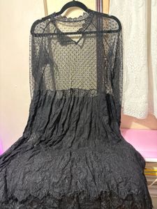 Elegant Black Lace Gown