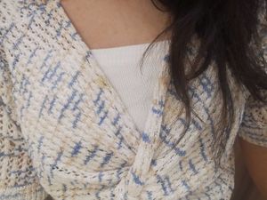 Twist Front Knit Top