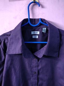 IZOD Navy Blue Collared Shirt