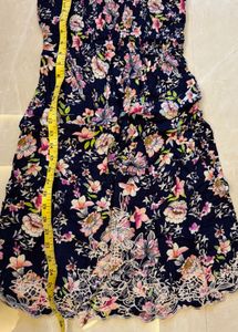 Floral Smocked Tube Dress