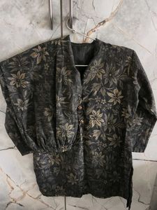 Floral Print Kurta Set for Women