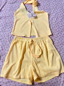 Cute Yellow Co-ord Set