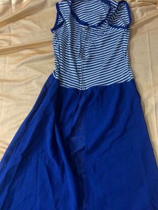 causal kurti with a slit in the front