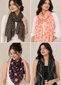 set of 4 scarfs