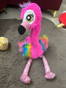 imported Pink Flamingo Plush Toy from London