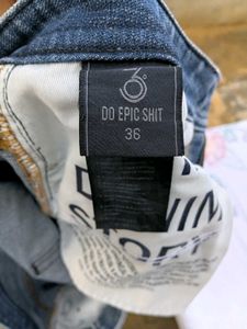 Men's Light Wash Denim Jeans