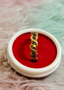Elegant Gold with copper Tone Cloud Ring