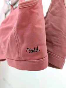 Nykd Women T-Shirt Non Padded Pink Bra