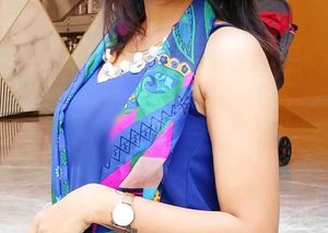 Royal Blue V-Neck Camisole