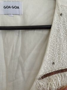 Embellished V-Neck Vest